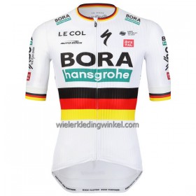 Wielershirt 2023 BORA-Hansgrohe Version Duits Kampioenschap Wit